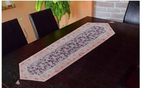 EZRA Silk Table Runner  For Living Room (14X72 Inch) - Free Size, Silk, Pack Of 1